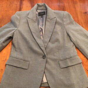 Banana Republic Light Gray Blazer Tall Size 6